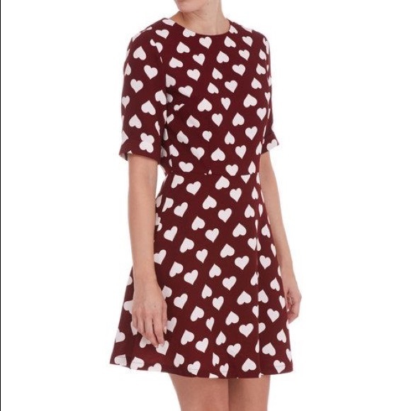 O-La Dresses & Skirts - Burgundy Sweetheart dress